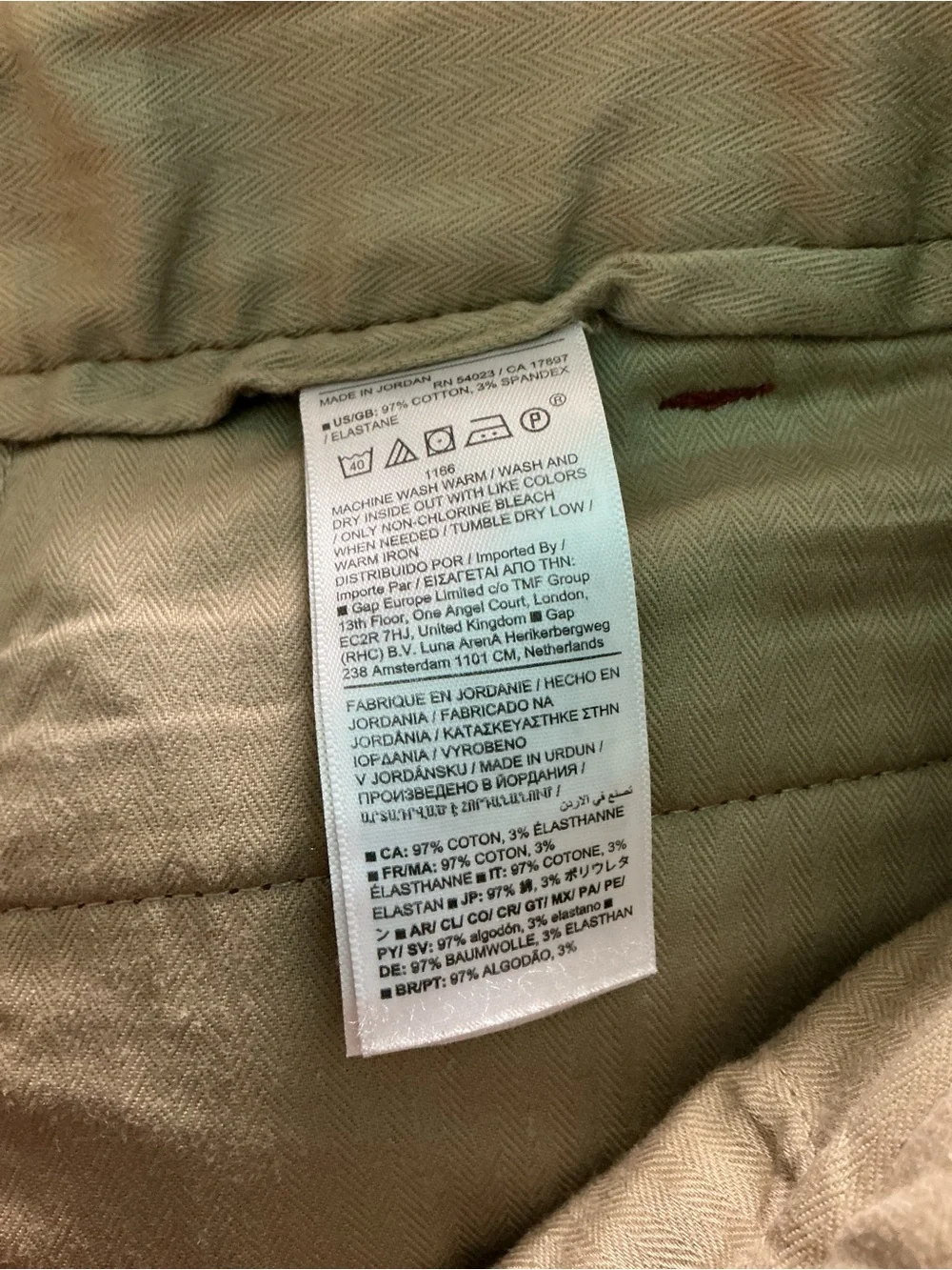 Banana Republic Men’s Slim Fit Chino Pants